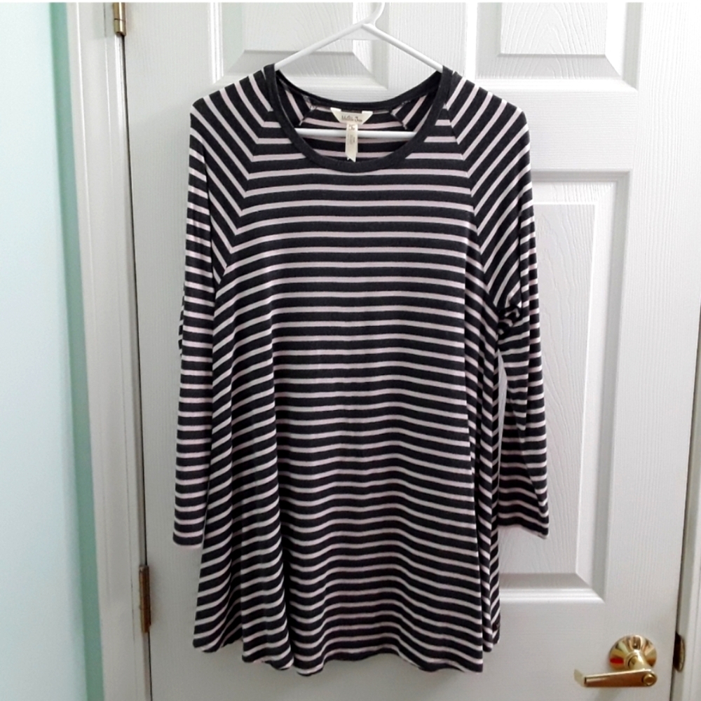 Matilda Jane Striped Long Sleeve Mini Dress Tunic